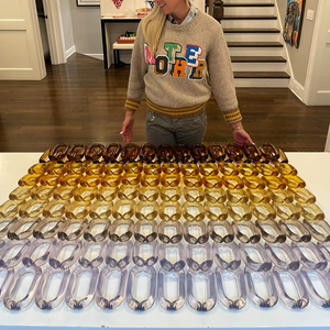 Décoration murale de luxe écologique personnalisée, chaînes décoratives en résine épaisse multi-usages - Product Image 1