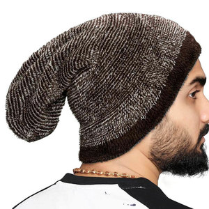 Unisex Hot Selling Beanie <b>Caps</b> Knitted New Style Beanies Woven Winter Casual Wear OEM Customized Front Logo - Product Image 4