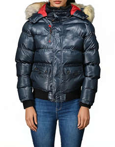 Parka d'hiver imperméable et respirante pour femme avec poches, en duvet épais, grandes tailles - Product Image 1