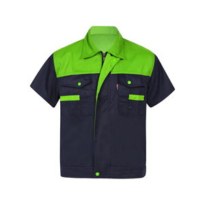 Customized Colorful Button Down Security Guard Uniforms Short Sleeve Collared <b>Shirt</b> for Adult - Product Image 1
