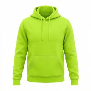 Sweat-shirt à capuche basique pour homme en tissu mélangé de coton, imprimé sur mesure, pull chaud décontracté, fabrication OEM, personnalisable - Product Image 1