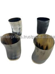 แก้วดื่มทำมือทรงแตรสำหรับร้านอาหารแก้วคุณภาพสูงสามารถปรับแต่งฮอร์นไวกิ้งได้ - Product Image 5