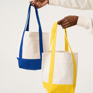 Eco Smart Recycled Fabric <b>Lunch</b> Bag For Daily Meal Carry School <b>Work</b> Travel And Outdoor Use With Soft Material And Easy Grip - Product Image 6