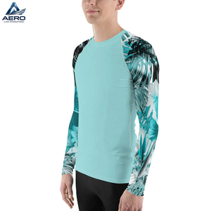 Camiseta de Manga Larga de Primera Calidad para Hombre, con Logotipo Personalizado, para Artes Marciales, Fitness, Secado Rápido, para Adultos - Product Image 2