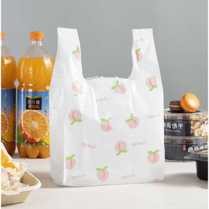 Custom Tailored Production Reusable Clear Compostable Shopping T-shirt Bag Cheap Strong Durable Exquisite <b>Packaging</b> Premium - Product Image 5