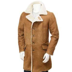 เสื้อแจ็คเก็ตหนังวัวแท้ทรงสลิม แขนยาว สไตล์ลำลองสำหรับผู้ชาย คอทรงกรวย ซิปกันน้ำ ระบายอากาศได้ดี - Product Image 1