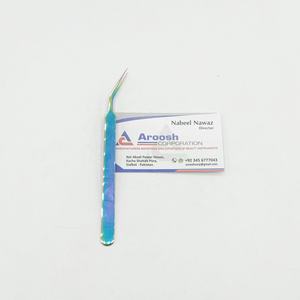 Pinzas de pestañas de aislamiento de arcoíris, venta al por mayor, pinzas de extensión de pestañas de acero inoxidable sólido de alta calidad, sostenibles - Product Image 5