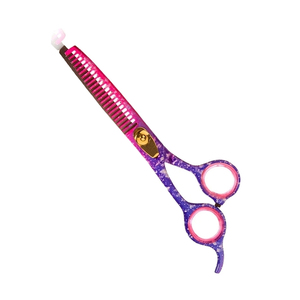 Ciseaux à effiler professionnels de 5,5 pouces les plus vendus – Excellent rapport qualité-prix, manche en acier inoxydable, outil de coupe de cheveux - Product Image 4