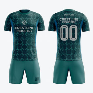 Ensemble d'uniformes de football personnalisés, maillot et short de football par sublimation, kit d'entraînement OEM - Product Image 1