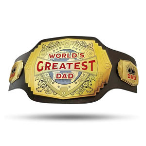 Cinturones de Campeonato de Lucha Libre Personalizados al por Mayor con Placas Metálicas Chapadas en Oro - Product Image 4