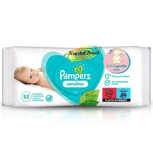 Toallitas húmedas hipoalergénicas Pampers para piel sensible de bebé, calidad de exportación - Product Image 4