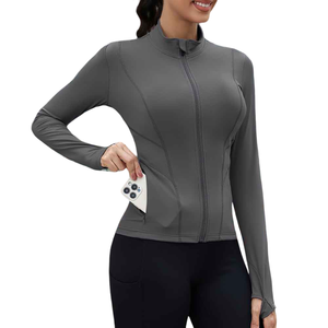 Chaqueta Deportiva Personalizada, Elegante, Cómoda, Ropa Deportiva Activa, Ajuste Seguro y Fácil, Transpirable, para Mujer - Product Image 6