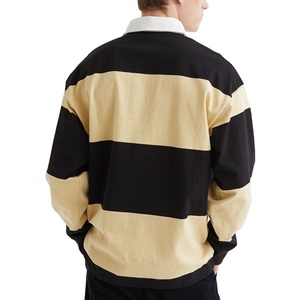 Mens <b>Shirts</b> Navy Tipped Sleeve Polo <b>Shirt</b> with Color Stripes on Cuff and <b>Collar</b> Stylish <b>T</b>-<b>shirts</b> for Men Wholesale Price 2027 - Product Image 5