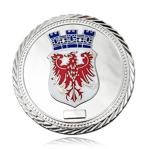 Moneda de recuerdo de esmalte duro estampado de cobre - Product Image 4