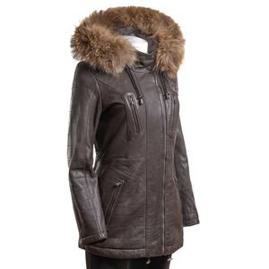Chaquetas de Cuero Genuino con Cierre, Transpirables, de la Mejor Moda, de Pakistán, Cómodas y de Buena Calidad para Mujer - Product Image 1