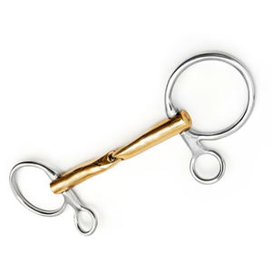 Fabricante OEM de productos ecuestres de articulación simple: Bocados Baucher cómodos para un mejor control y equilibrio de la rienda - Product Image 3
