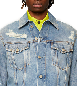<b>Customize</b> Men's <b>Denim</b> <b>Jackets</b> Casual Classic <b>Denim</b> Washed Fashion Style <b>Denim</b> Jean <b>Jacket</b> For Men - Product Image 6