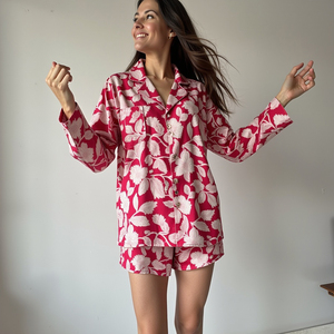 Infinite Horizon of Blooming Grace y Ethereal Craft Camisa de manga larga con pantalones cortos elásticos - Product Image 4