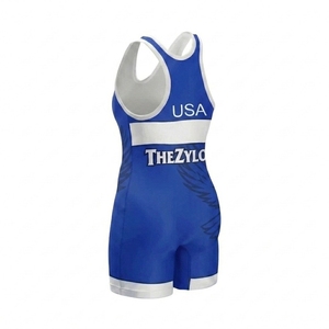 Combinaisons de lutte personnalisées par sublimation pour femmes et filles, uniforme de lutte pour compétition - Product Image 3