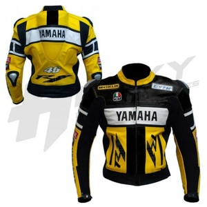 Chaqueta de Cuero para Motociclismo de Carreras con Bordado Personalizado Negro de Última Generación OEM con Protección de PU Certificada - Product Image 3