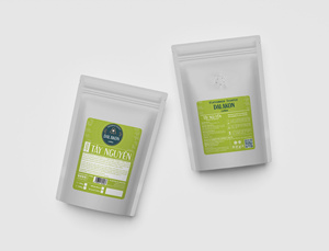 Café en grains entiers Dalakon Tay Nguyen, naturel/transformé à sec, de haute qualité, torréfaction italienne, Liberica, sac de 0,5 kg, 2 ans - Product Image 4