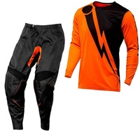 Conjunto de Pantalones y Jersey de Motocross para Adultos, Talla Grande, Resistentes al Viento, para Motocross Todoterreno,  % Poliéster, Secado Rápido, Marca Personalizada