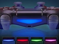 Controlador P4 con Giroscopio de Seis Ejes, Sensor de Movimiento y Vibración para PC, Control Inalámbrico con Vibración y Giroscopio para Gamepad PS4