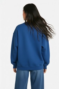Sudadera extragrande de invierno personalizada para mujer, con capucha, 100% algodón, tejido grueso, logotipo frontal bordado, forro polar suave, 300g - Product Image 6