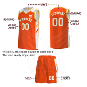 Uniforme de basket-ball réversible au design unique, faible MOQ, léger - Product Image 4