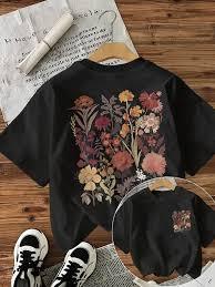 T-shirt femme toucher doux 100 % coton, coupe ample, streetwear, motif graphique, usage quotidien, vente en gros - Product Image 3
