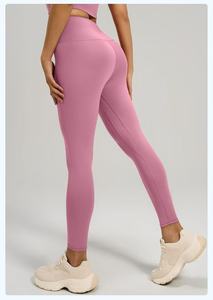Leggings de sport taille haute pour femme, pantalons athlétiques extensibles et doux pour le fitness, le yoga et la course à pied - Product Image 4