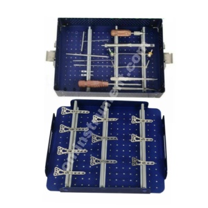 Sistema de Placas Volar de Ángulo Variable de 2.7mm para Radio Distal, Caja de Instrumentos con 39 Piezas, Kit de Cirugía Ortopédica de Acero Inoxidable, Estándar Alemán - Product Image 2