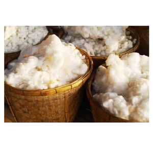 Fournisseur en gros de fibres de coton naturel brut, quantité en vrac, matériau non traité sans produits chimiques - Product Image 5