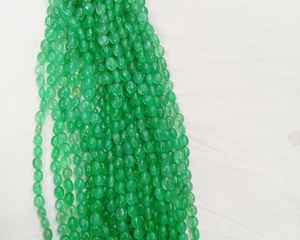 ลูกปัดควอตซ์สีเขียวสตรอว์เบอร์รีทรงรีขนาด 5x7 ถึง 8x10 มม. สำหรับทำเครื่องประดับ - Product Image 5