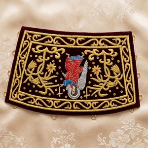 Epigonación de Iglesia Bordada a Mano con Hilos de Oro |   Palitsa de Clérigo Ortodoxo con Bordado de Iconos para Vestimentas de Sacerdote y Obispo - Product Image 1