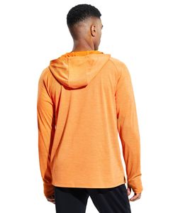 High-Elasticity Men's Performance Fishing Sun Shirt UPF 50+ Hooded Quick-Dry Outdoor Wear Breathable Cooling Fabric <b>Thumb</b> <b>Holes</b> - Product Image 2