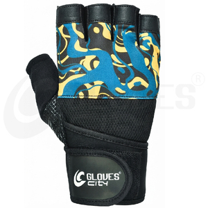Gants de sport demi-doigts haut de gamme légers, respirants, en Spandex et cuir, durables et ajustables pour l'exercice, la musculation et le bodybuilding - Product Image 5
