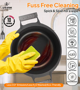 Juego de Utensilios de Cocina Antiadherentes Premium con Mangos de Baquelita Resistentes al Calor, Tapas Metálicas Ahorradoras de Energía y Base Apta para Inducción - Product Image 3