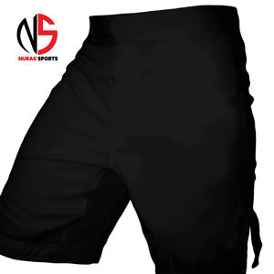 Shorts de MMA thaïlandais pour hommes, haute qualité, légers, séchage rapide, logo avant, pour boxe, fitness, entraînement et combat, qualité supérieure Nurak - Product Image 3