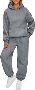 Conjunto Deportivo Oversize de Algodón para Mujer, Estilo Urbano, con Bordado Personalizado, Marca Privada de Fábrica - Product Image 3