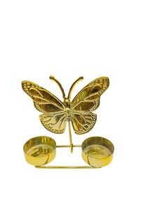 Designer Butterfly Shape <b>Candle</b> Holder Stylish Decorative Accent Perfect For Home Interior Decor And Special Occasions - Product Image 1
