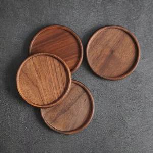 Handmade Durable Classic Wooden Coasters-Natural Wood <b>Drink</b> Coasters for Kitchen Use - Product Image 6