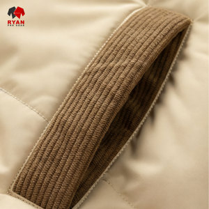 เสื้อแจ็คเก็ตพัฟเฟอร์คุณภาพสูงแบบกำหนดเองสำหรับผู้ชาย ผู้ใหญ่ และเด็ก พร้อมโลโก้แบบกำหนดเอง ดีไซน์ ODM ปิดด้วยซิป - Product Image 6