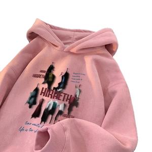 Sudadera con Capucha de Invierno Estilo Coreano Vintage para Hombre, Gruesa, Felpa, 100% Algodón, Talla Grande, Manga Larga - Product Image 2