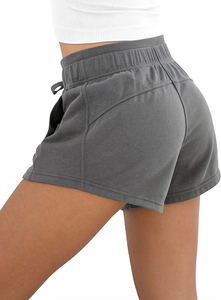 Comfortable Breathable Eco-Friendly French Terry <b>Athletic</b> Jogger Shorts for Ladies Summer Sweat Custom Shorts - Product Image 5