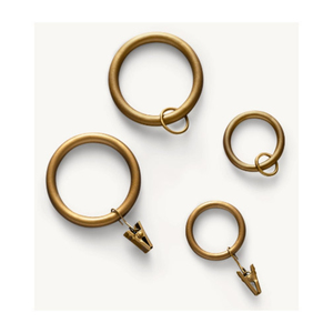 Wholesale Heavy Duty Metal <b>Curtain</b> Rings <b>with</b> Eyelets Rustproof Stainless Steel Drapery Hanging Rings Bulk Factory Price Window - Product Image 2