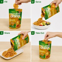 Sachets refermables personnalisés imprimés numériquement pour emballage de noix mélangées, noix enrobées de sucre, noix grillées et snacks