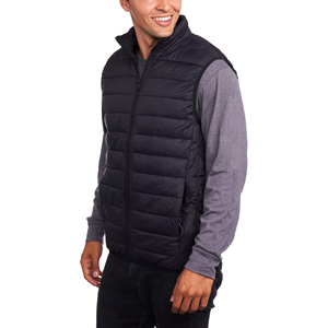 Chaleco Acolchado de Invierno Casual, Resistente al Agua, Cálido, Relleno de Plumón, de Alta Calidad, Talla Personalizable, Acolchado con Burbujas, Sin Mangas, para Hombre - Product Image 2