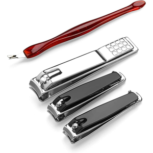 Cortauñas Profesionales de Lujo al por Mayor de Acero Inoxidable con Punta Afilada y Abertura de Mandíbula Ancha, Empaque Personalizable para Uñas - Product Image 5