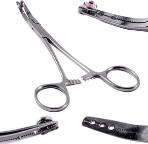Pinza manual premium de acero inoxidable de 3mm, 4mm, 5mm para perforaciones corporales de precisión y soporte de anclajes dérmicos de Grip Surgical - Product Image 6